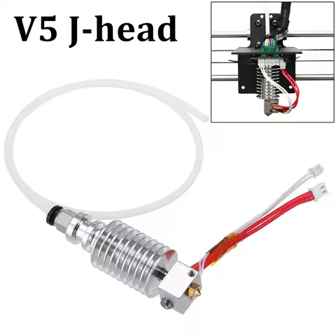 V5 J-head Hotend Kit Extruder Hot End Kit 0.4mm 3D Printer Parts for Anycubic I3 Mega 3D Extruder Pr