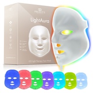 Project E Beauty LightAura | LED Face Mask | 7 LED Colors | Anti-Aging &amp; Anti-Acne Skincare