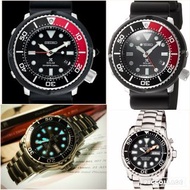 中古 原裝正版 絕版 日本 Seiko Prospex Diver Scuba LOWERCASE SBDN053 v147-0bn0 全球限量1200隻，每隻錶有獨立編號 紅黑水鬼錶 200m 手錶  /deep blue watches  PRO SEA DIVER 1000M 鋼帶- 黑色光澤錶盤 潛水錶