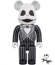 貨倉尋回 清貨優惠 Bearbrick x Disney Tim Burton's The Nightmare Before Christmas Jack Skellington 1000% 全新未拆