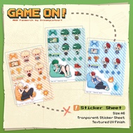 MHA Game On Sticker Sheet