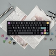 [LOCAL STOCK] Dracula Keycap PBT Cherry Profile Dye Sub Keycaps 136pcs For Mechanical Keyboard