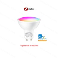 ZigBee GU10 WiFi Smart LED Light Bulb RGB W+C 5W Dimmable Lamps EWelink APP Control Spotlight Bulb W