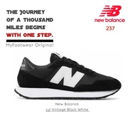 NEW BALANCE 237 VINTAGE BLACK WHITE, SEPATU NEW BALANCE 237 KODE 1432