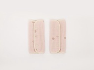 五層紗揹帶口水巾-嬰兒粉