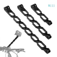 Will Helmet Mount Stand Extension Rod Arm Stick Mount Fit for Gopro9 Insta-360 One-X