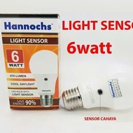 Hannochs Light Sensor 6 Watt Led Bulb