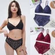 (Bra45) Bra Set Lace ( Bra+Cd) Wanita Import Freesize