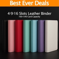 Leather TCG | Toploader 4/9/16 Pocket Binder | Card Album | 360/540 Slots Binder