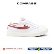 [100% Original] Compass Gazelle Low White Red / WR