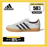 Adidas GAZELLE Grey Black Unisex Low Cut Sneakers Indoor