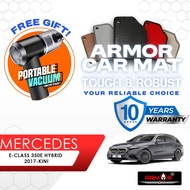 Armor Mercedes E-CLASS 350E HYBRID 2017-KINI Carpet Kereta Alas Kaki Car Mat Karpet Tebal Foot Mat F