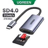 UGREEN Type C To TF SD 4.0 Card Reader For ipad Laptop Accessories Memory Card Adapter SD Card Reade
