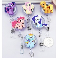 🌟SG seller🌟My little Pony Stretchable Retractable Keychain holder Kids Trace together token Pulley E