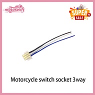 【Low PriceClearance】Motorcycle Switch Socket 3way, Easy Installation
