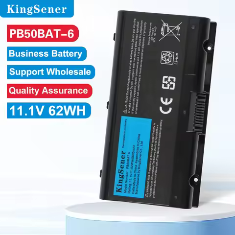KingSener PB50BAT-6 Laptop Battery For Clevo PB51RF-G PB70EF-G PB71EF-G For PowerSpec 1720 1520 For 