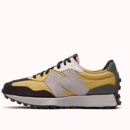 New Balance 327  series retro low top running shoes for men and women with grey orange splicing mand