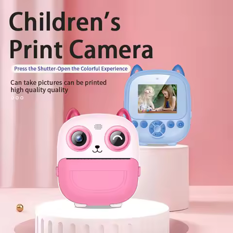 Children's instant printing digital camera high-definition 1080P thermal printing camera photo insta