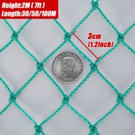 2025 [100 METERS] 50m 20m 12ft 10ft 8ft 9ft Chicken Net / Range Net / Poultry Net / Fish Net