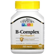 [SG] 21st Century B-Complex plus Vitamin C - Energy and Immune Support (M2)