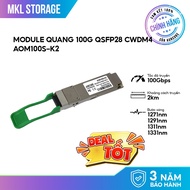 Genuine AurCore 100GBASE-CWDM4 QSFP28 1310nm 2km AOM100S-K2 optical Module