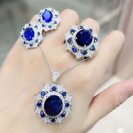 Green Diamond Red Diamond Dark Blue Diamond Ring Earrings Pendant Necklace