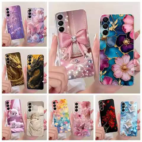 For Samsung Galaxy A16 A26 A36 A56 5G Case New Fashion Painted Cover Soft Silicone Case For Samsung 