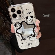 Cute Puppy Star Mirror Phone Case For OPPO A6X A6 GT A6i A6V A6S A6T A6C A6K A5 A5X A5i A5M F31 Pro 