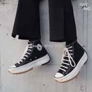 Non-Original Converse X JW Anderson Run Star Hike Platform High Top White SNEAKERS Woman Shoes Casual Converse  Run Star Hike 164840C-4 36