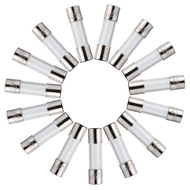 5x20mm 5A 5amp 250V 0.2x0.78 Inch F5AL250V Fast-Blow Glass Fuses (Pack of 50)