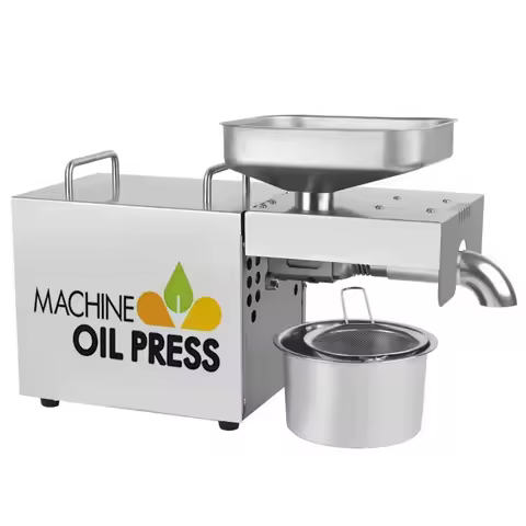 LBT02 Oil Press Machine Stainless Steel Oil Maker Cold Mini Oil Extractor for Avocado Castor Coconut