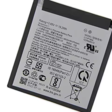 5000mAh C11P1904 Phone Replacement Battery For ASUS ZenFone7 7 Pro ZenFone 8 Flip ZS672KS ZS670KS ZS