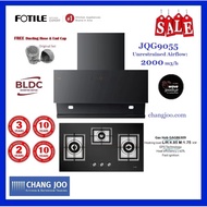 FOTILE JQG9055-i Chimney Hood + FOTILE GAG86309 Built-In Hob