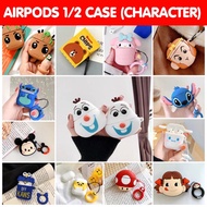 [SG Ready Stock] AIRPODS CASE/ AIRPODS COVER/ AIRPODS 1 CASE/ AIRPODS 2 CASE (Character Theme)