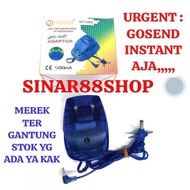 UNIVERSAL MULTI MULTY ADAPTOR VOLT 1.5/3/4.5/6/7.5/9/12V 500MA TRANSPARENT TR