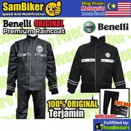 Benelli 2 Layer Raincoat ORIGINAL Baju Hujan Double Lapis Rain coat Rain Suit RFS150i RFS150 TNT135 