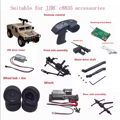 jjrc c8835 RC remote control vehicle Military off-road climbing vehicle parts Remote control receivi