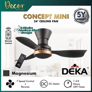 DEKA Concept Series DEKA Fan Ceiling Fan DC Motor Remote Control Ceiling Fan with Light Kipas Siling