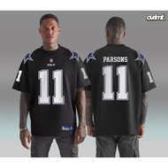 OVERLIMIT TSHIRT AMERICAN FOOTBALL T-SHIRT | Oversized T-Shirt | STREETWEAR | DALLAS COWBOY 11 BLACK