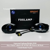 Ibright Type Ze80 Foglamp 2 Inch Blue Lens For Honda And Toyota