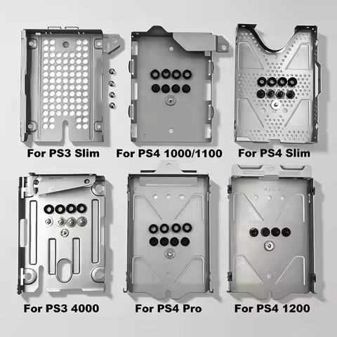 Metal Hard Drive HDD Mounting Bracket Caddy For PS3 Slim Super Slim 4000 PS4 1000 1100 1200 Slim Pro