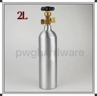 Aquarium Co2 Tank / Aquascape Co2 Bottle Tank / Plants Tank Carbon Steel CO2 Bottle Cylinder 2L & 4L