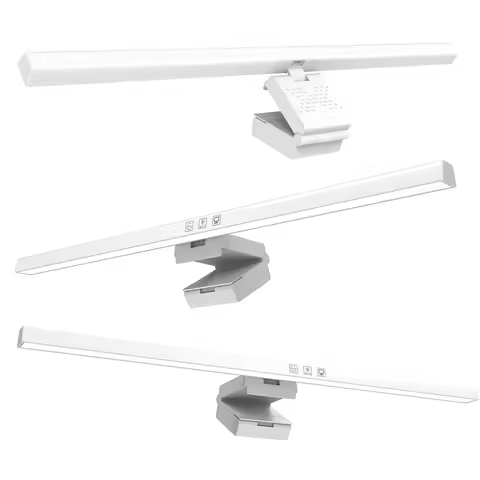 LED Computer Monitor Lamp Dimmable Screenbar USB Powered Hanging Table Lamp for Desk/Office/Home/Gam