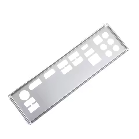 1PCS IO I/O Shield Back Plate Stainless Steel Back Plate Blende Bracket For B450M Steel Legend, B450