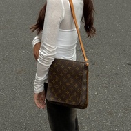 （99新閒置） LV 經典老花 王菲包 肩背斜背包 【專櫃10.3萬】