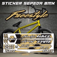 BMX BIKE STICKER VARIATIONS BMX BIKE DECAL STICKER VARIATIONS FREESTYLE BMX/ 01 GOLD