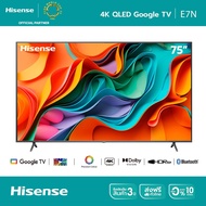 New2024 Hisense TV 75E7N 4K QLED Google TV / Quantum Dot/HSR/ Dollby Atmos Hand-Free Voice Control