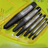 Tekiro tap balik tekiro 1 set 6pcs m3 - m25 tap balik baut patah set baja baut set murah  bagus
