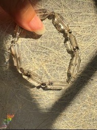 黑銀鈦雙尖手串