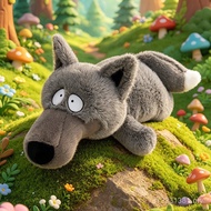 New Arrival Plush Toy Wolf Doll Naughty Wolf Stuffed Animal Gift for Boys Soft Plushie for Sleeping 